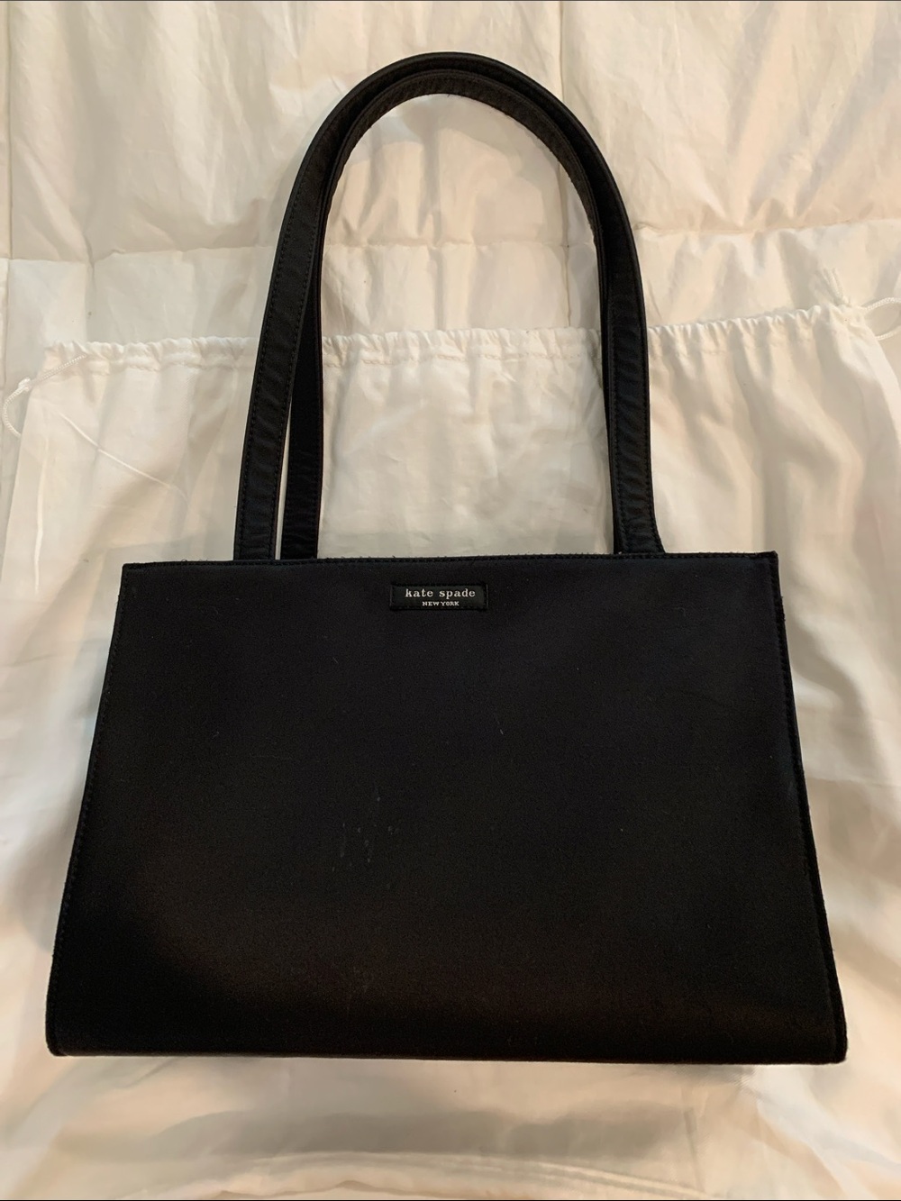Kate Spade Vintage Black Shoulder Tote Bag.